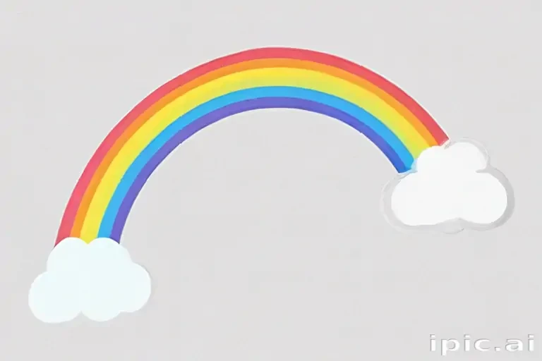 transparent background rainbow clipart