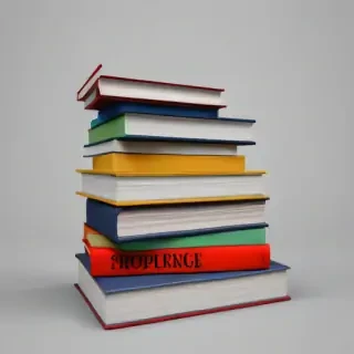 book stack png