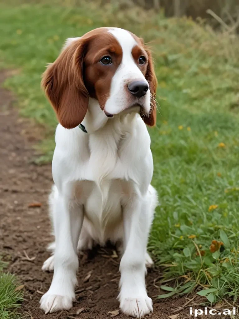 irish red and white setter