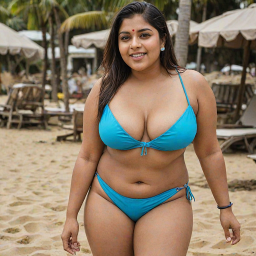thick indian bikini
