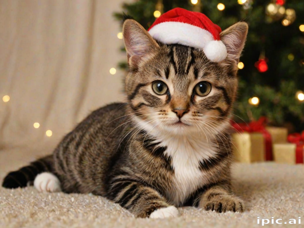 pictures of cats for christmas