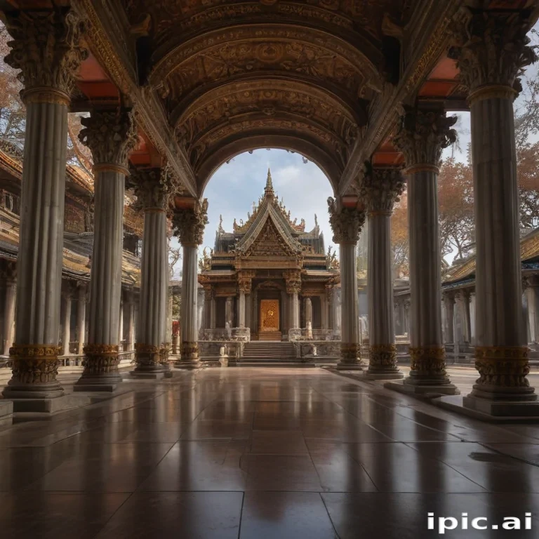 temple background