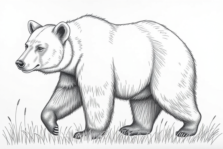 bear drawing
