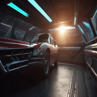 inside car background