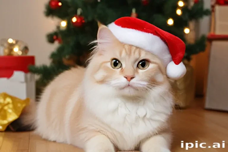 pictures of cats for christmas