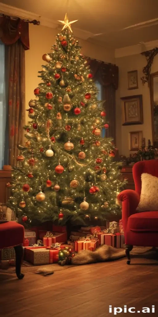 retro christmas image