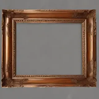 wooden picture frame png