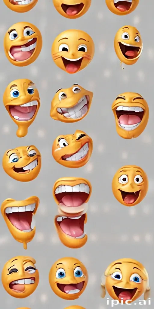 laugh emoji transparent background