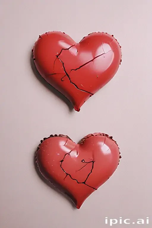 broken heart aesthetic