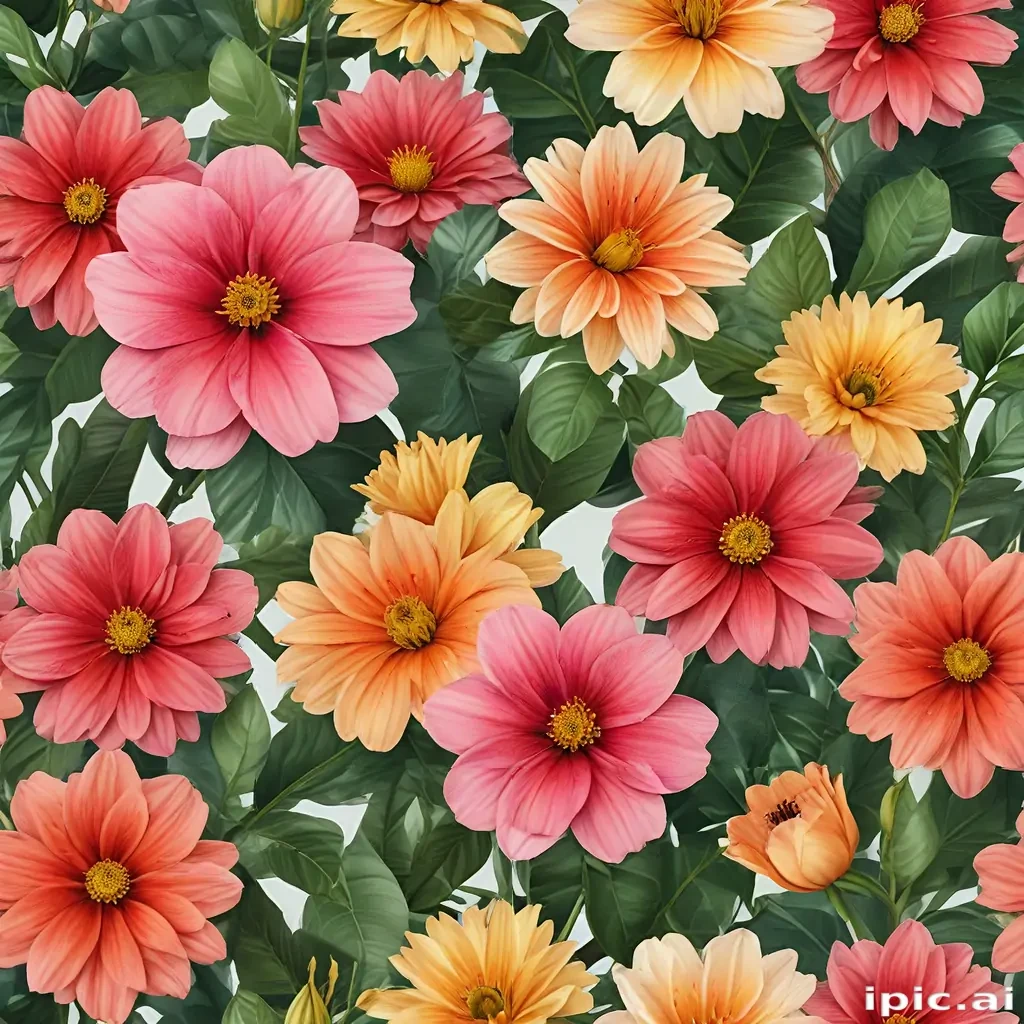 realistic flowers png