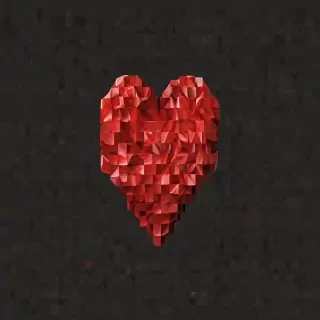 pixelated heart png