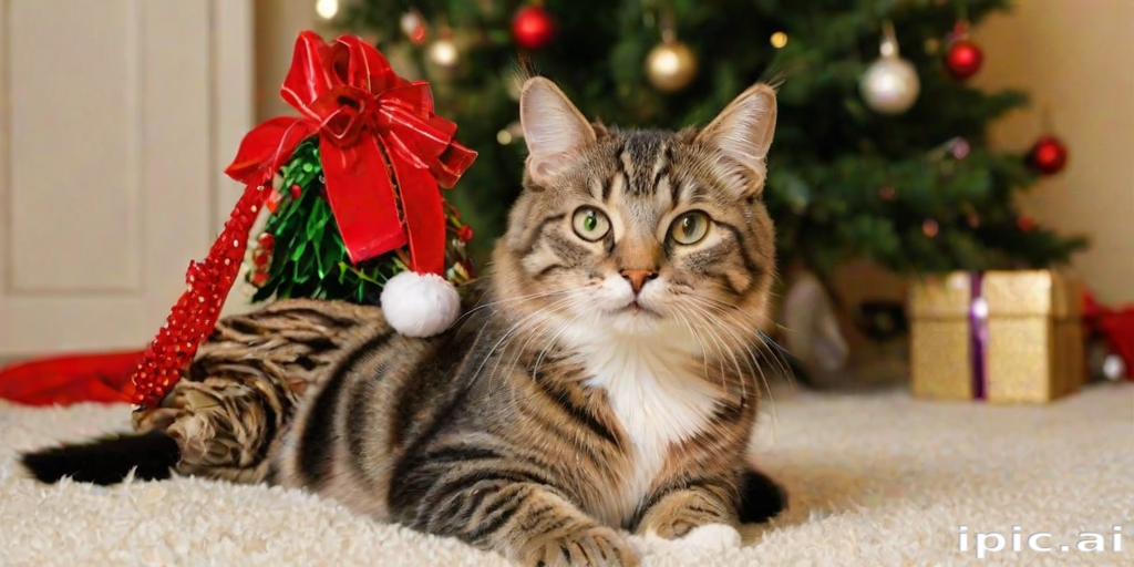 christmas images cats