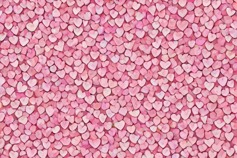 aesthetic hearts wallpaper