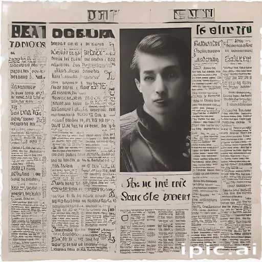 ripped newspaper png