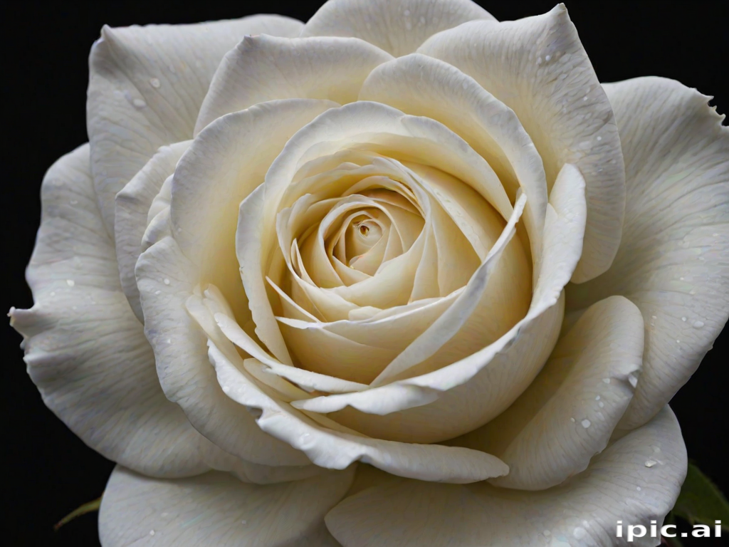 white rose on black