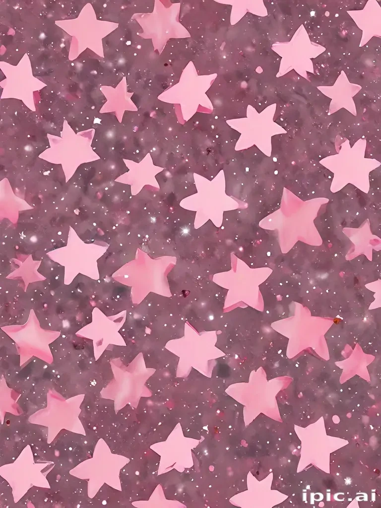 pink stars png