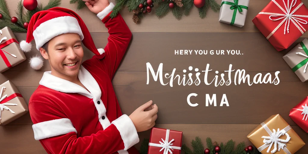 text merry christmas png