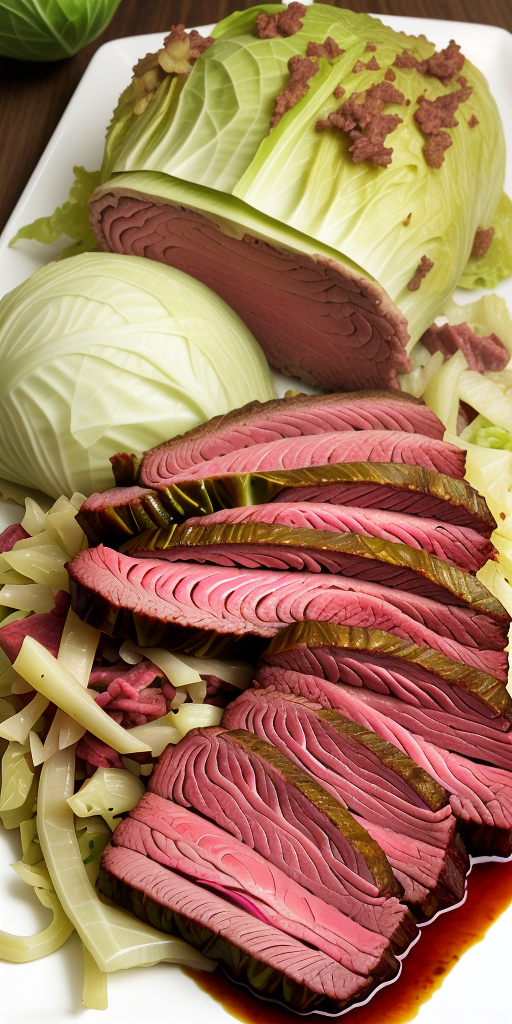 cabbage and corned beef jamaican