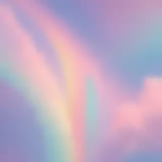 pastel rainbow aesthetic wallpaper