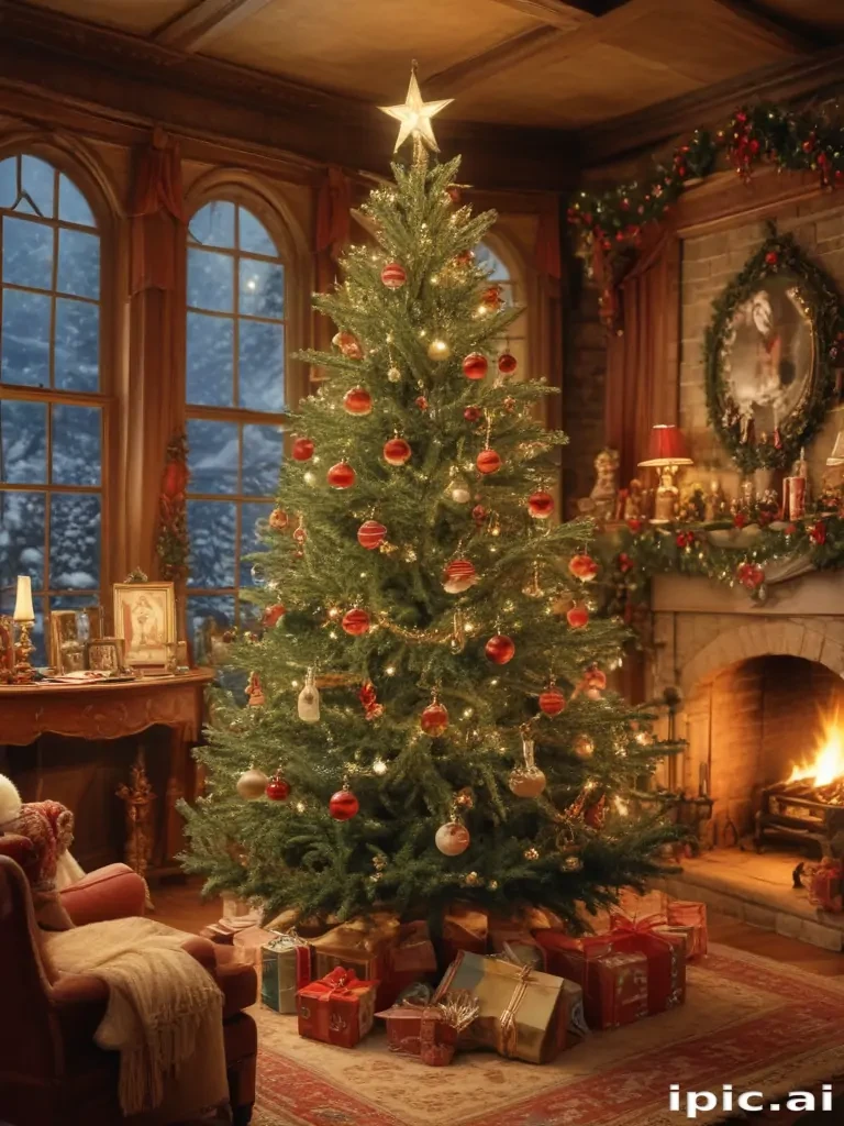 vintage christmas images to print