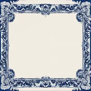 blue border design