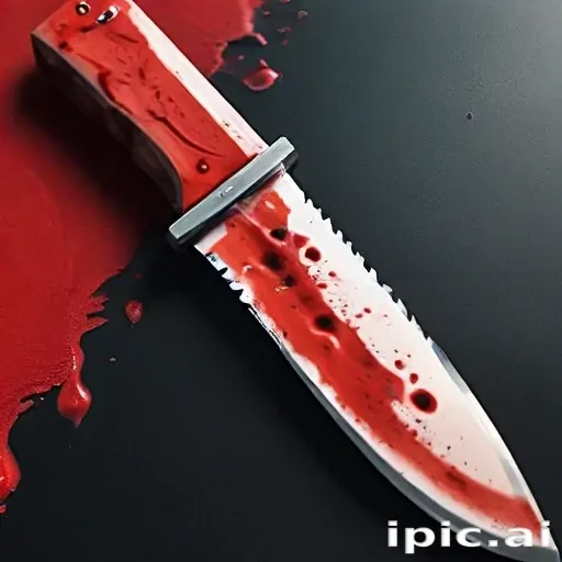 bloody knife aesthetic