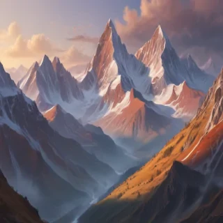 transparent mountains
