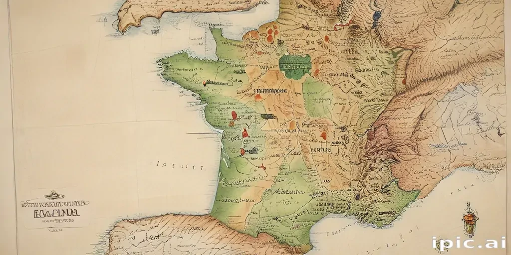 map of france