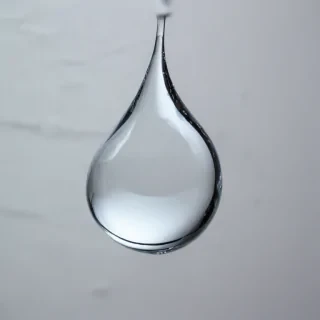 transparent water drop