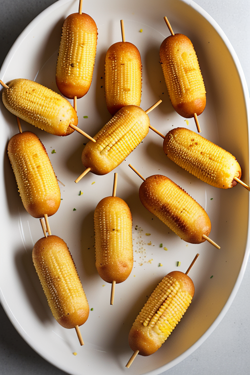 how to air fry mini corn dogs