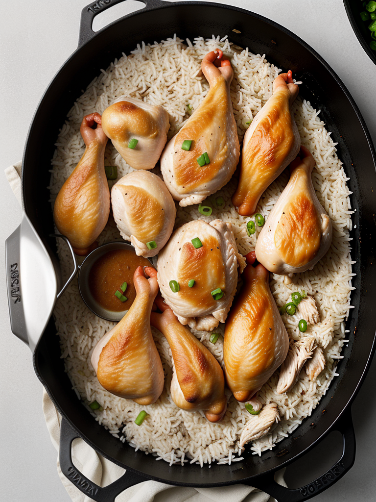 chicken and rice dutch oven