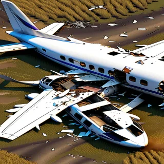 crashed plane png