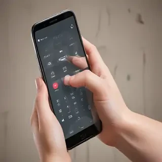 hand holding cell phone