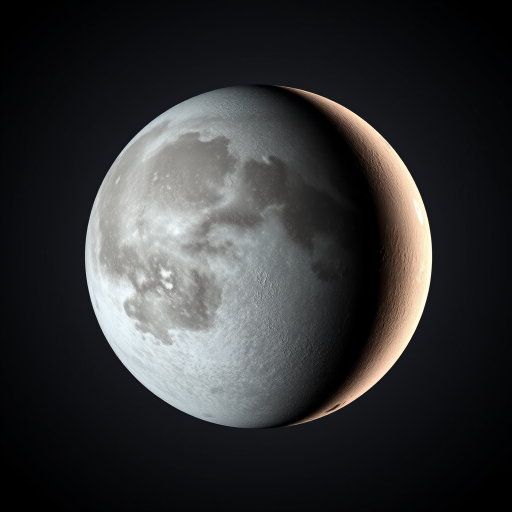 Create a high-resolution digitally rendered image of the planet Mercury showing its surface details, captured with a Canon EOS 5D Mark IV at 50mm focal length, f/8 aperture, ISO 100, using a macro lens style for enhanced texture clarity and vibrant color contrast.