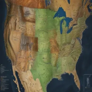 mapa usa