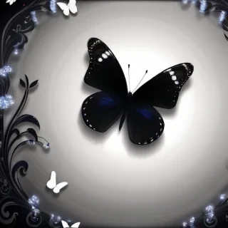 black butterfly wallpaper hd