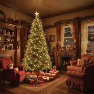 old fashioned christmas pictures