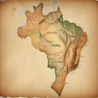 map of brazil