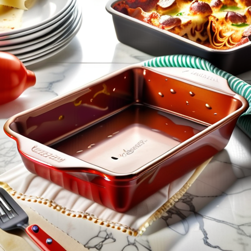 deep dish lasagna baking pan