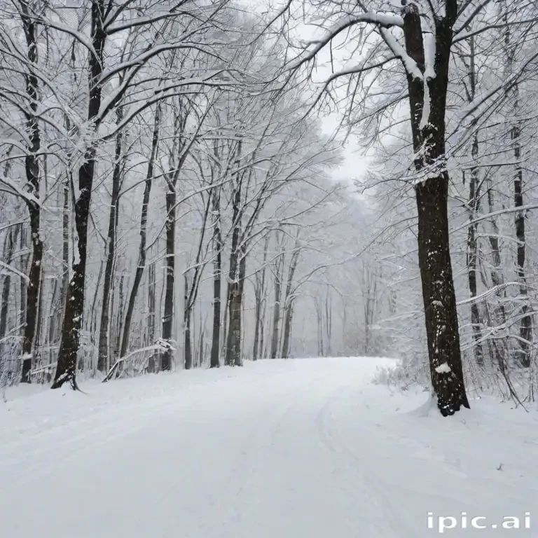 winter zoom background