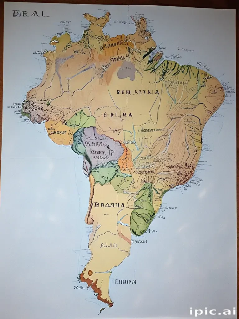 map of brazil