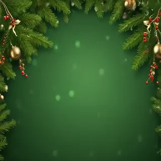 green christmas bg