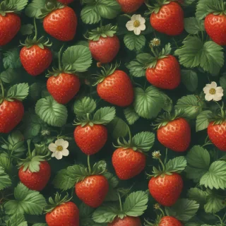 aesthetic strawberry wallpaper
