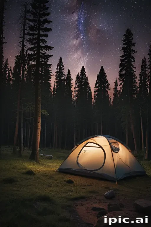 camping background pic