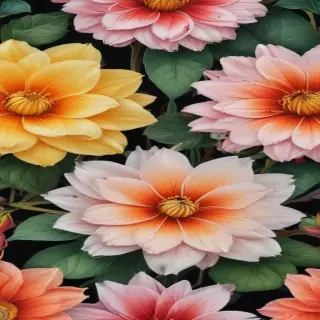flower color drawings