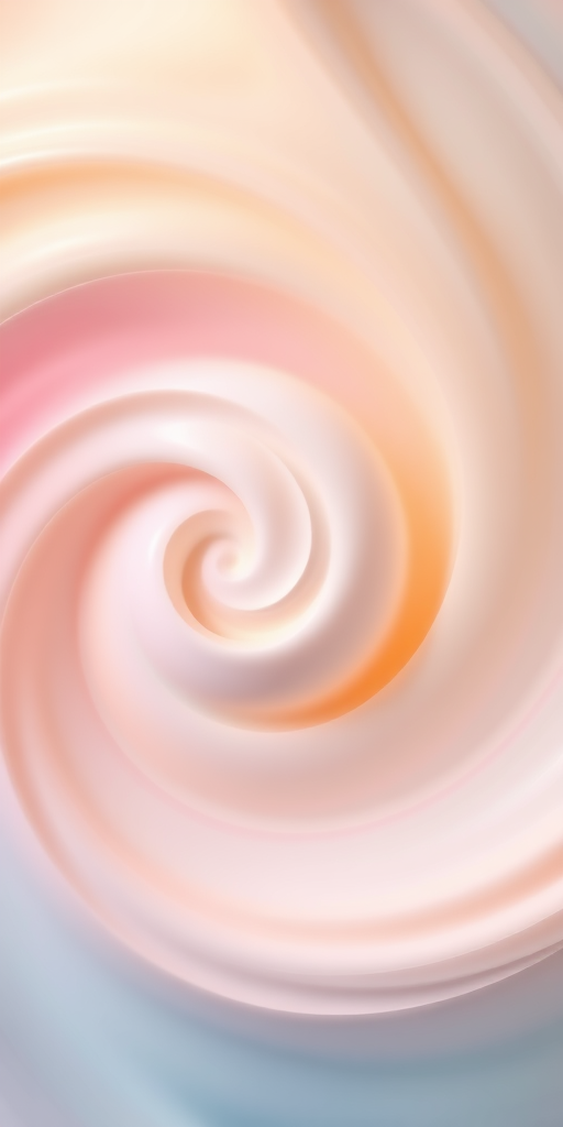 create a soft pastel abstract swirl with smooth gradients and a dreamy effect, captured with a DSLR camera at f/4 aperture, 1/60 sec shutter speed, ISO 100, wide-angle lens, natural soft lighting to enhance colors and textures.