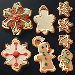 clip art christmas cookies