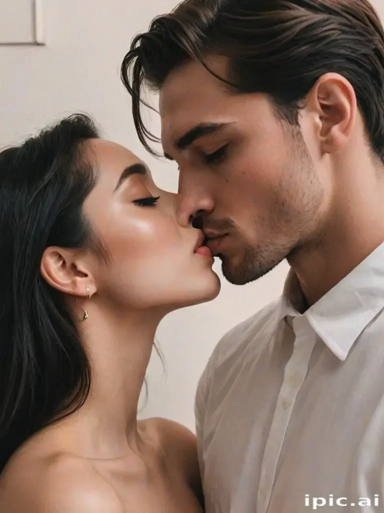 kissing aesthetic