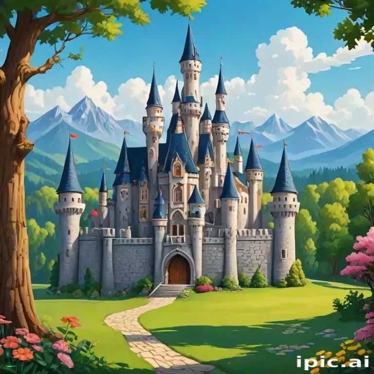 cartoon castle