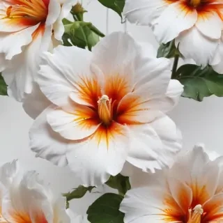 flower with white background
